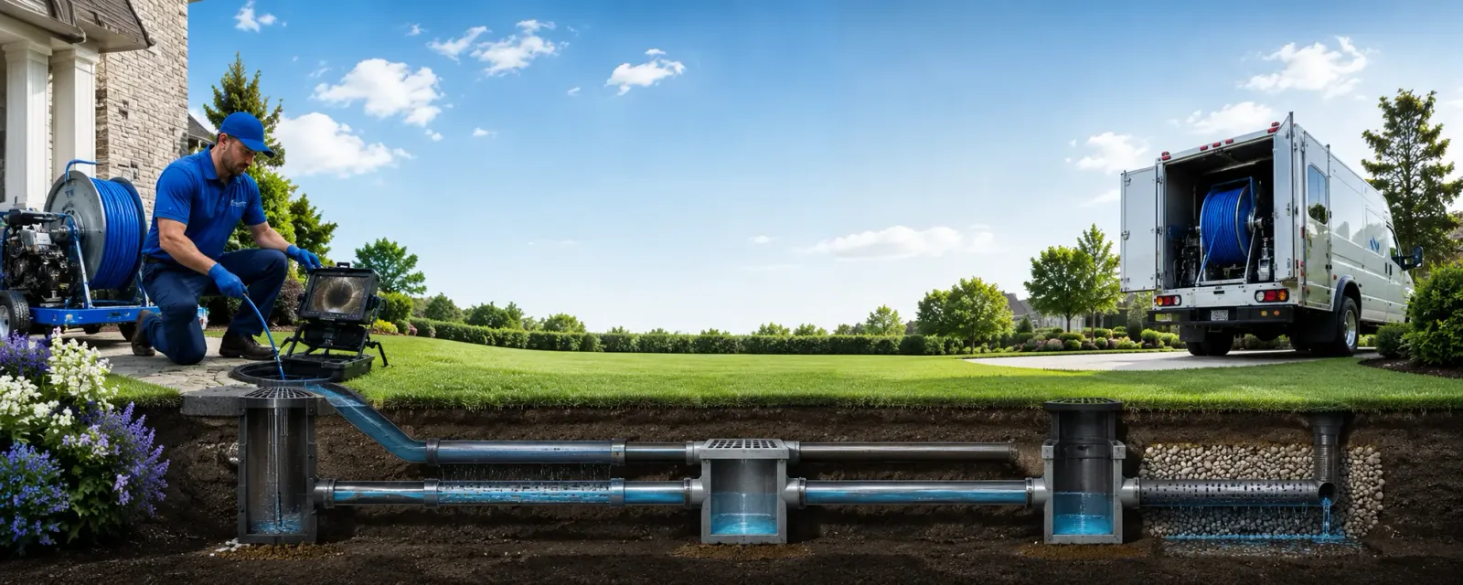 Outdoor drain cleaning information for Ace, TX